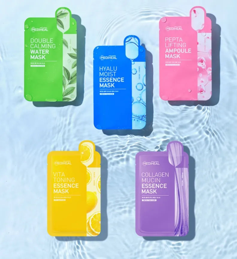 Mediheal Daily Solution Essence Mask Set Beauty Mediheal 5 Pieces (Assorted)  