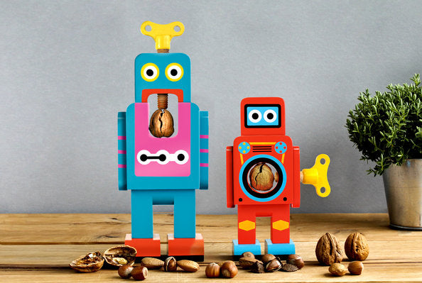 Retro Wooden Robots - Red Lifestyle vendor-unknown   