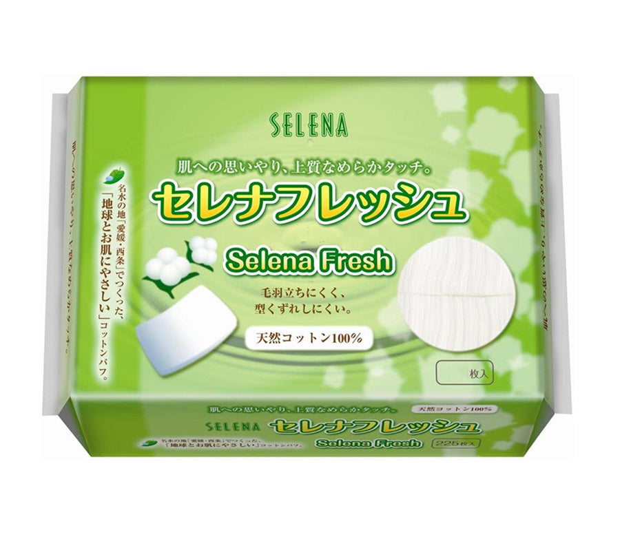 Selena Fresh Cotton Facial Puffs 110 Beauty Cotton Labo   