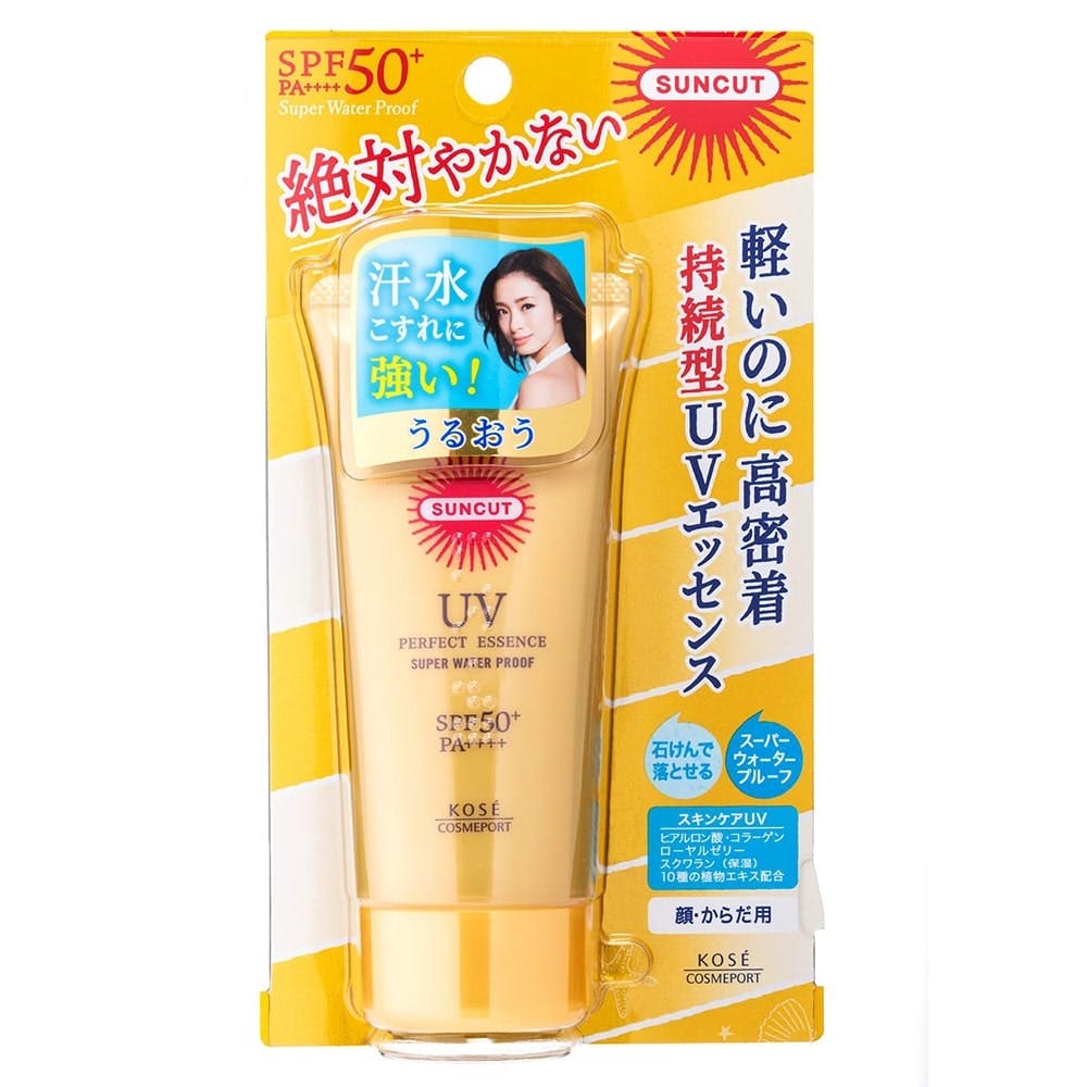 Kose Cosmeport Suncut Protect UV Essence Super Waterproof SPF 50+ PA++++ Beauty Kose   