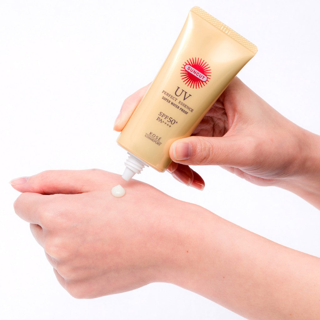 Kose Cosmeport Suncut Protect UV Essence Super Waterproof SPF 50+ PA++++ Beauty Kose   