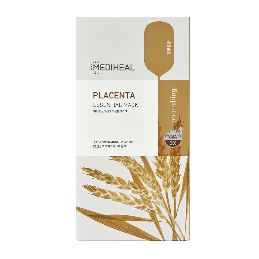 Mediheal Placenta Essential Mask Beauty Mediheal Box (10 Sheets)  