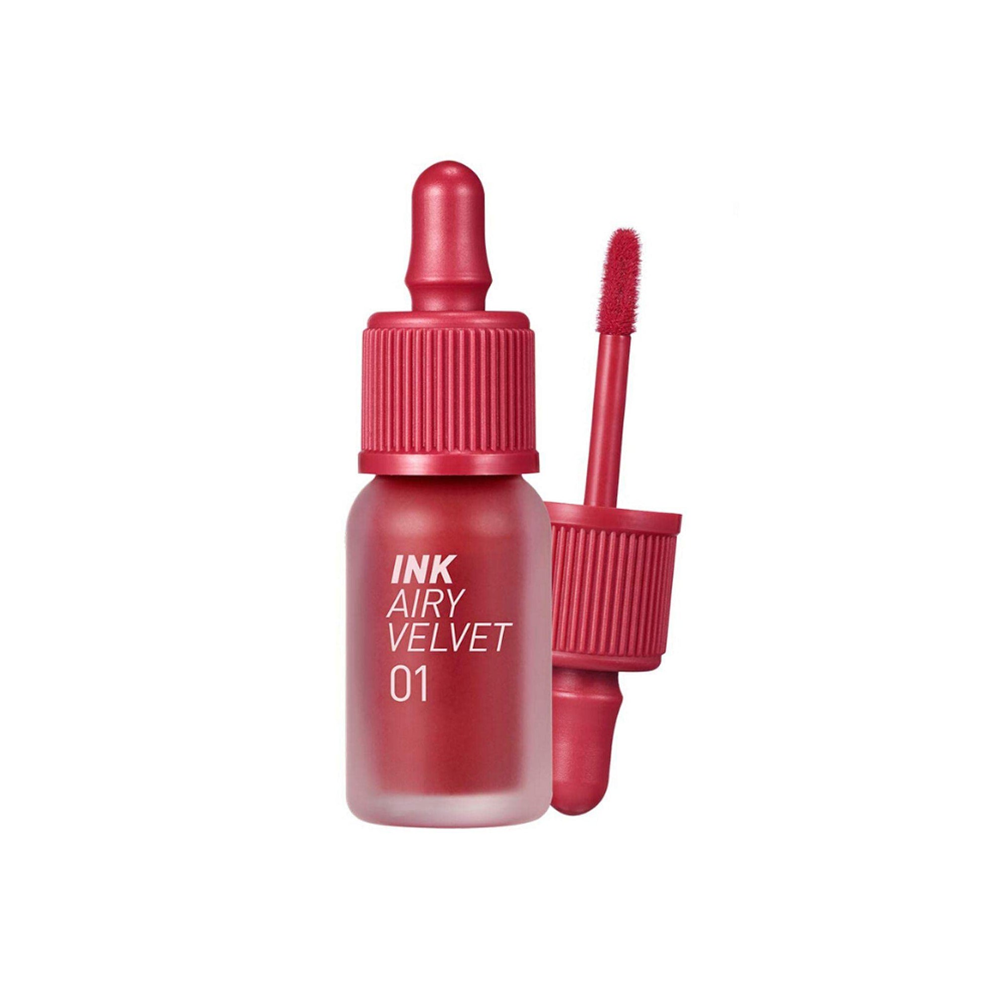 Peripera Ink Airy Velvet 01 Hotspot Red Health & Beauty Peripera   