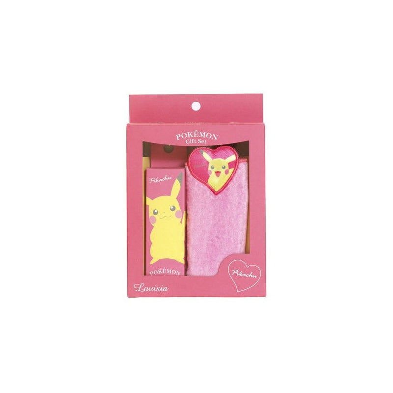 Lovisia Pokemon Hand Cream & Towel Gift Set - Pikachu Beauty Lovisia   